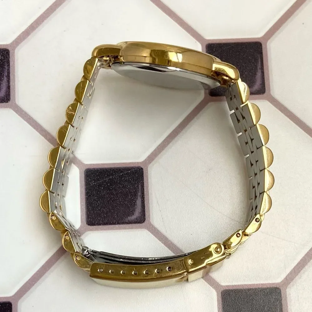 Vintage CSI Swiss Quartz Columbia University Gold-Plated Unisex Dress Watch